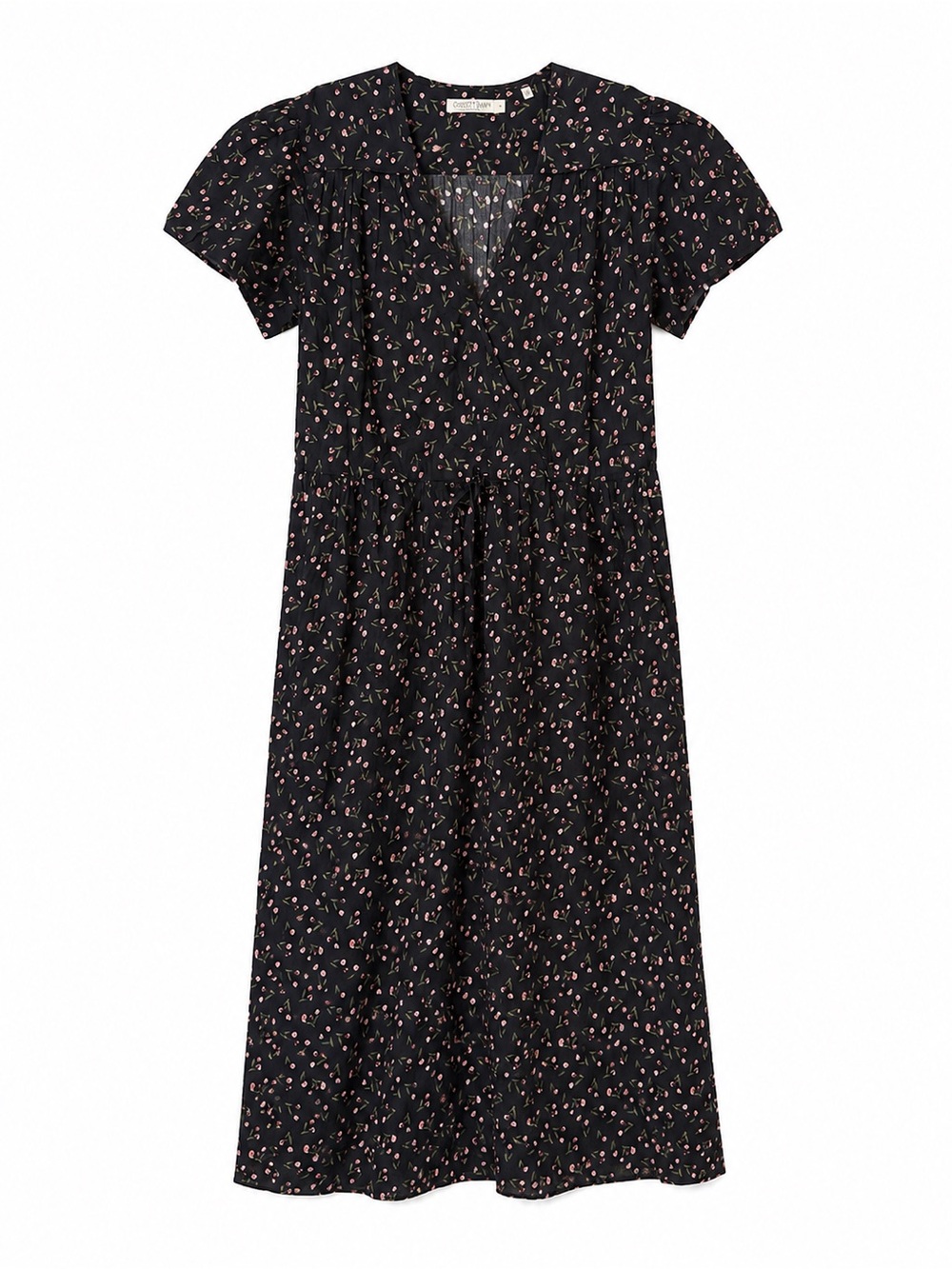 Christy Dawn The Dawn Dress Organic Cotton Floral Midi Dress Size L